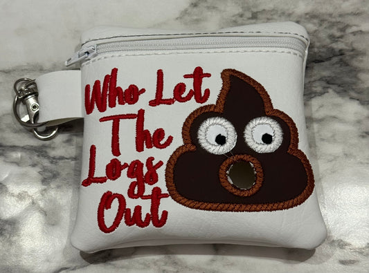 Poop emoji, dog poop bag holder